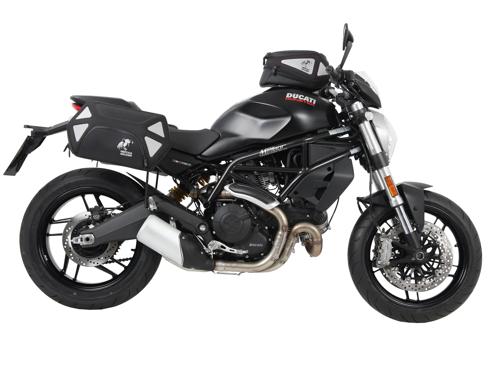 BASIC tank ring incl. tank bag lock unit for Ducati Monster 797 (2017-2020)