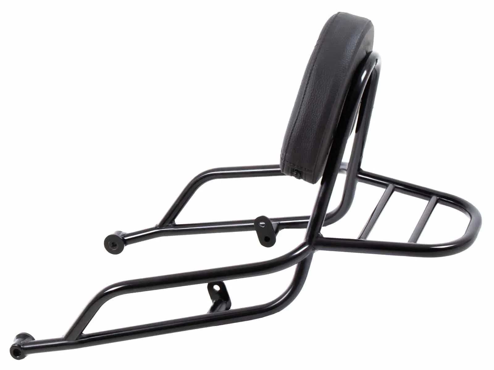 Sissybar with luggage rack black for Moto Guzzi V7 Stone (2025-)