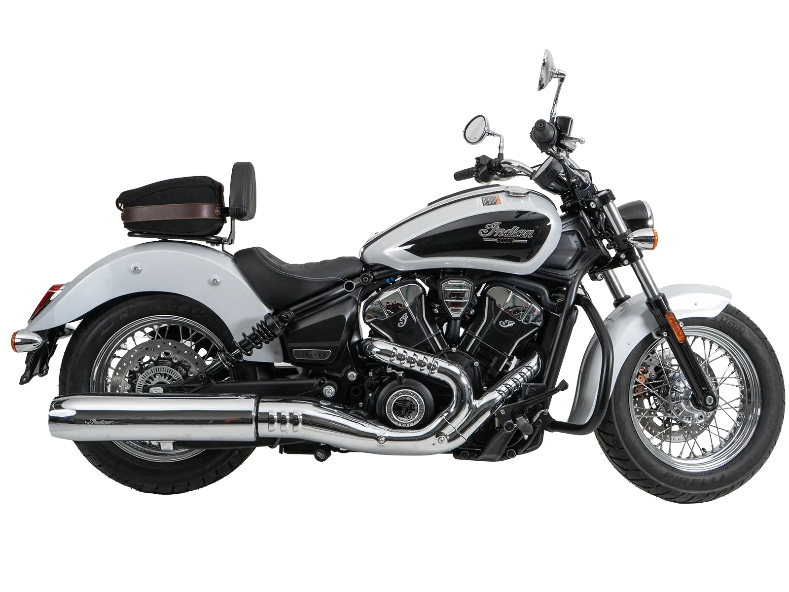 Solorack with backrest black for Indian Scout Classic (2025-)