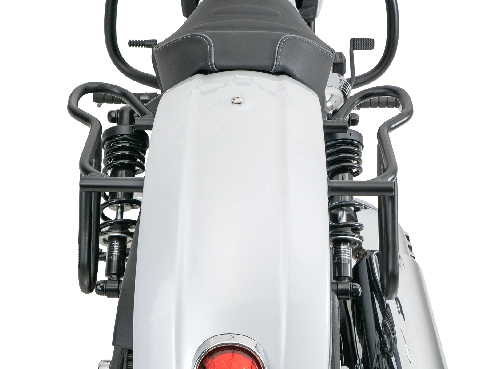 Leather bag holder cutout black for Indian Scout Classic (2025-)