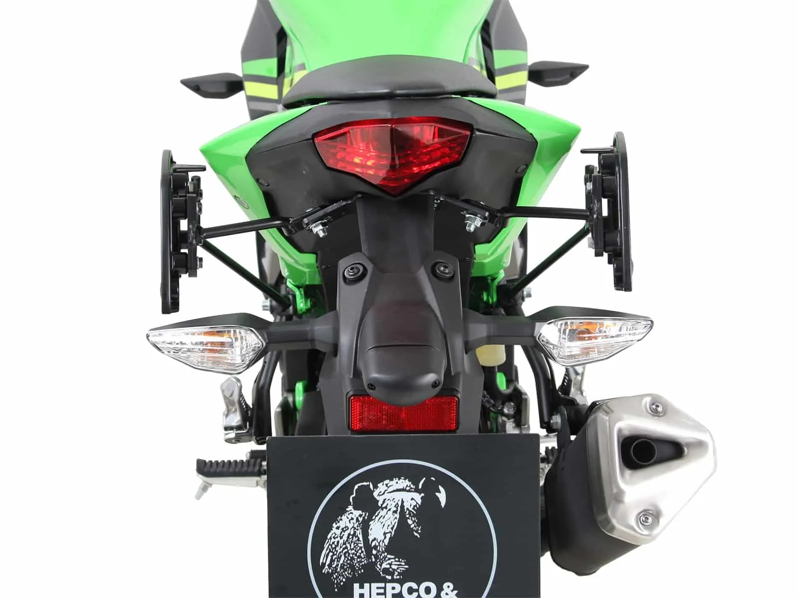 C-Bow side carrier black for Kawasaki Ninja 125 (2018-)