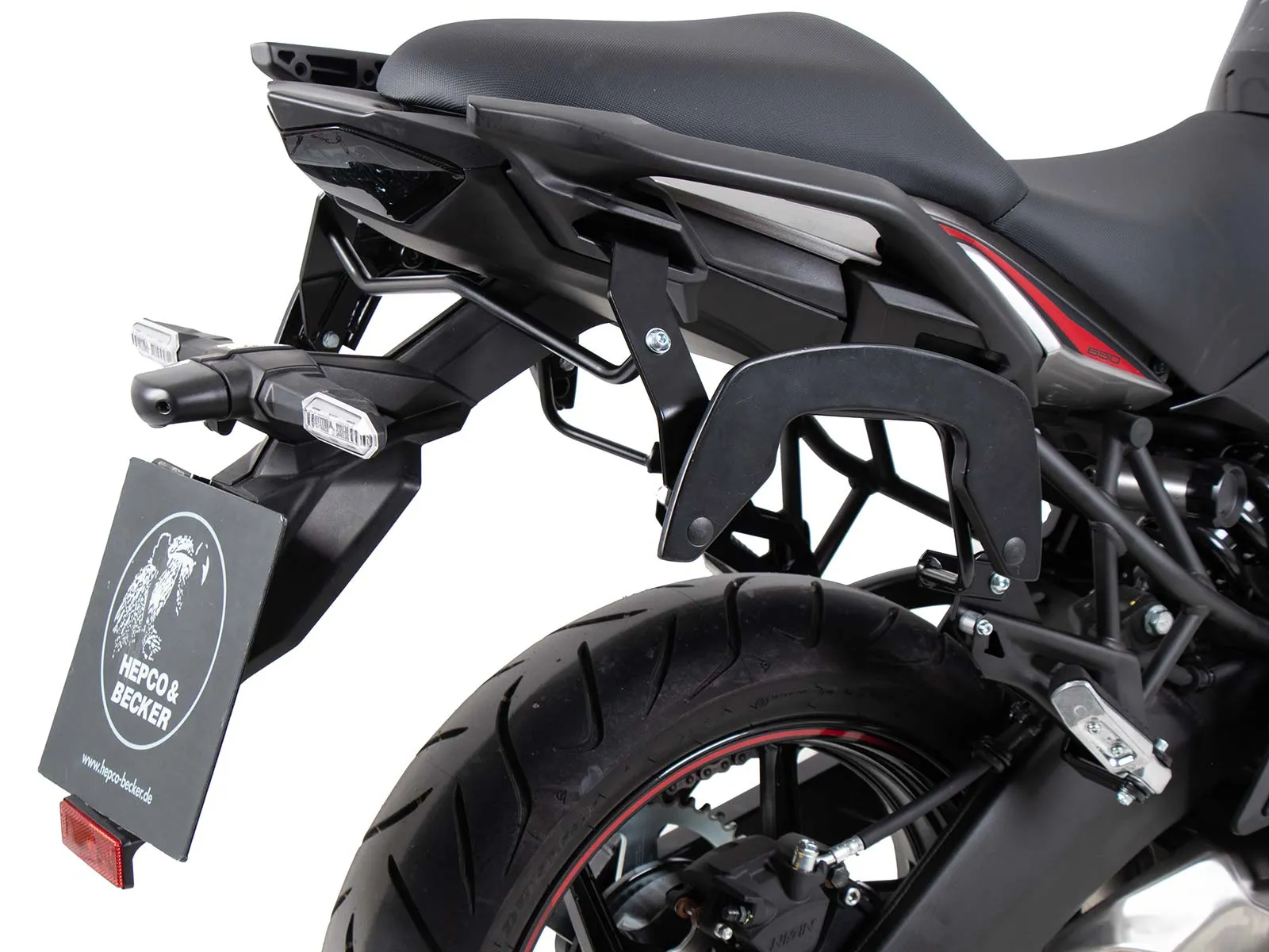 C-Bow side carrier black for Kawasaki Versys 650 (2022-)