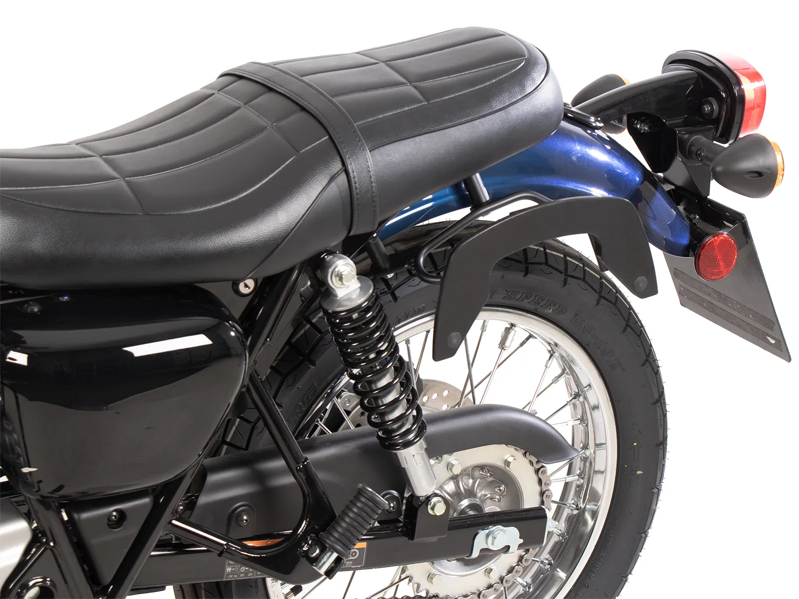 C-Bow side carrier black for Kawasaki W230 / Meguro S1 (2025-)