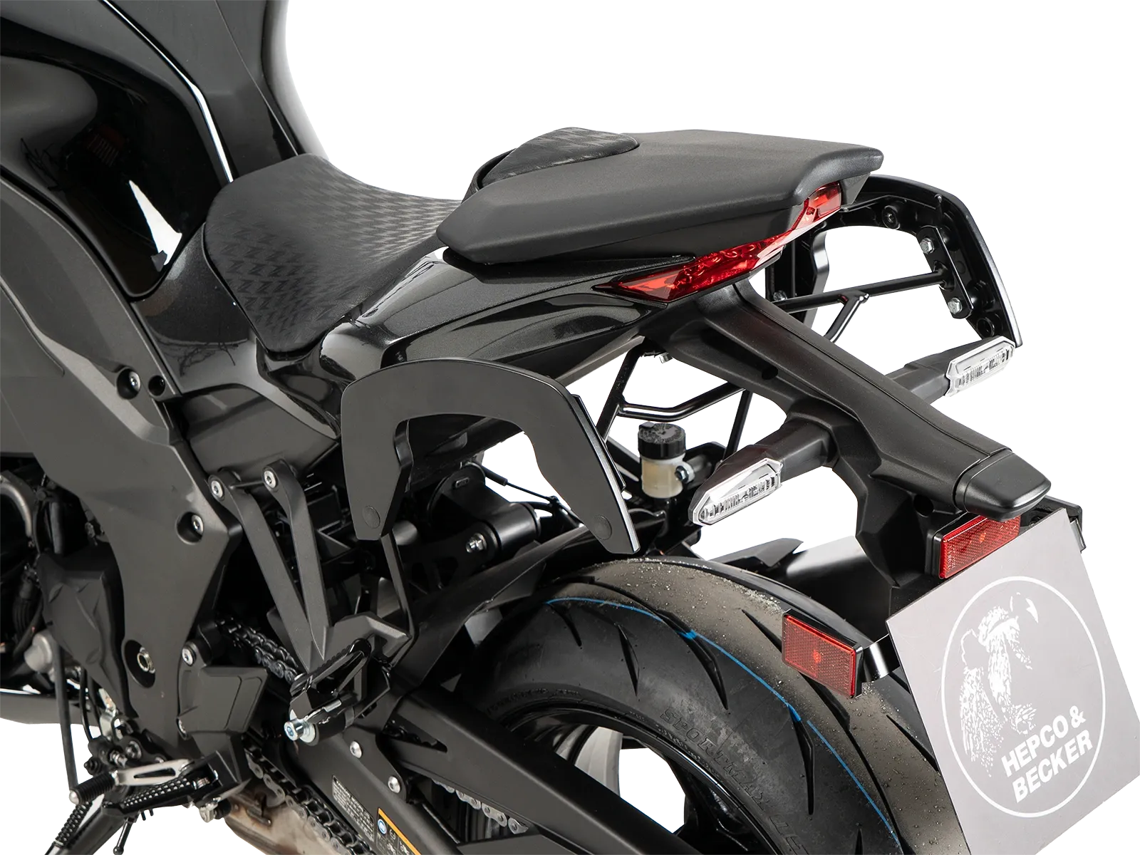 C-Bow side carrier black for Kawasaki Z 1100 / SE (2026-)