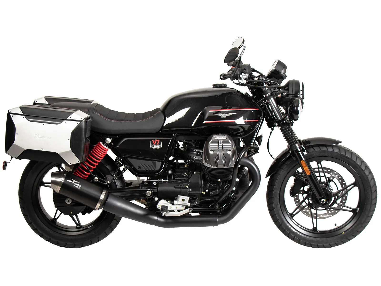 C-Bow side carrier chrome for Moto Guzzi V7 Stone Special Edition (850cc) (2022-2023)