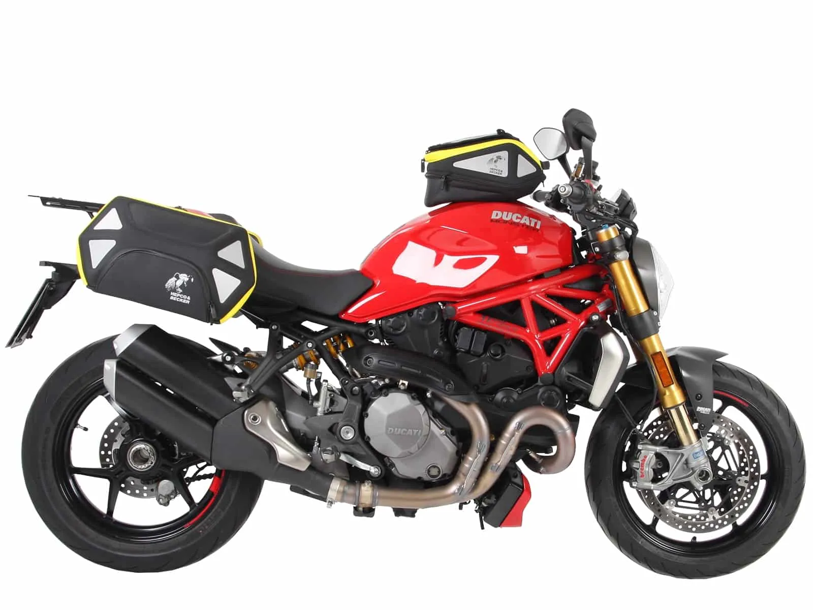 C-Bow side carrier black for Ducati Monster 1200 S (2017-2020)