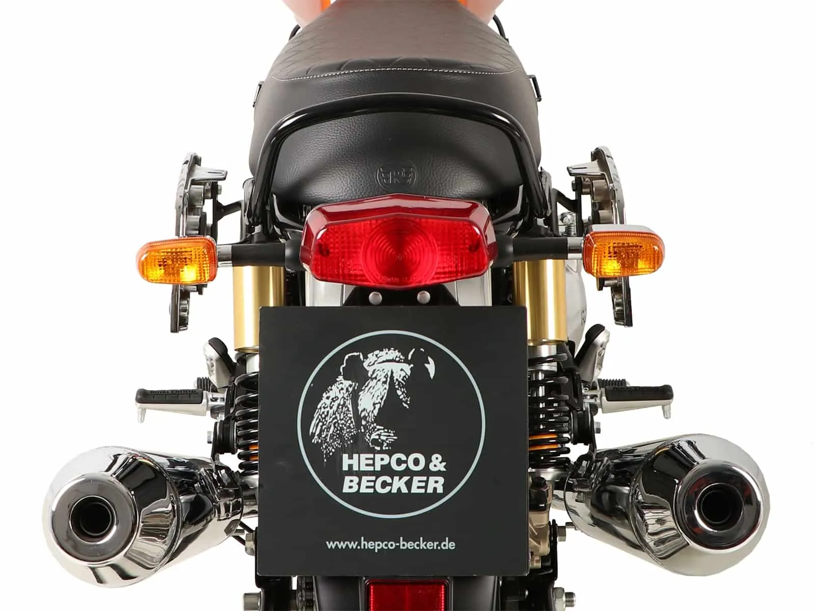 C-Bow side carrier chrome for Royal Enfield Interceptor (2018-) / Continental 650 / GT 650 (2019-)