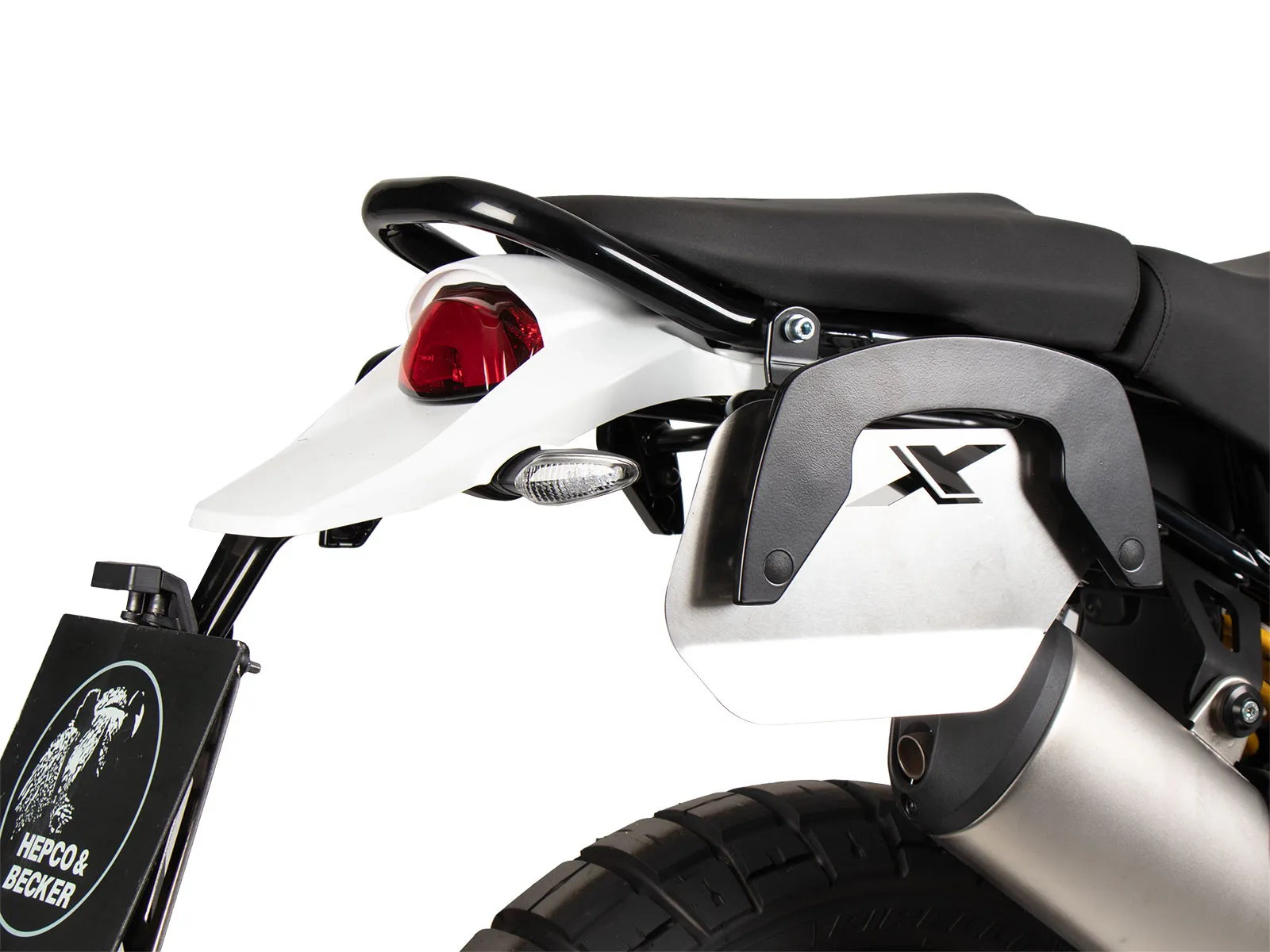 C-Bow side carrier black for Ducati DesertX Rally (2024-)