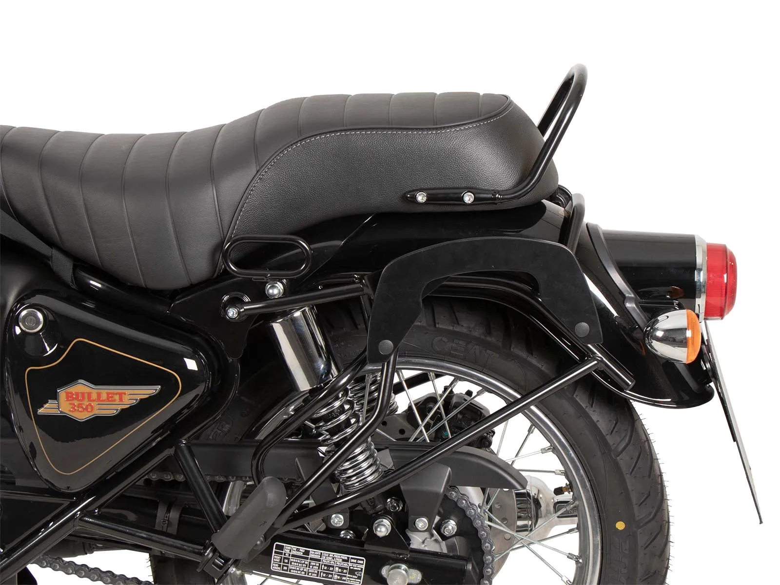 C-Bow side carrier black for Royal Enfield Bullet 350 (2024-)
