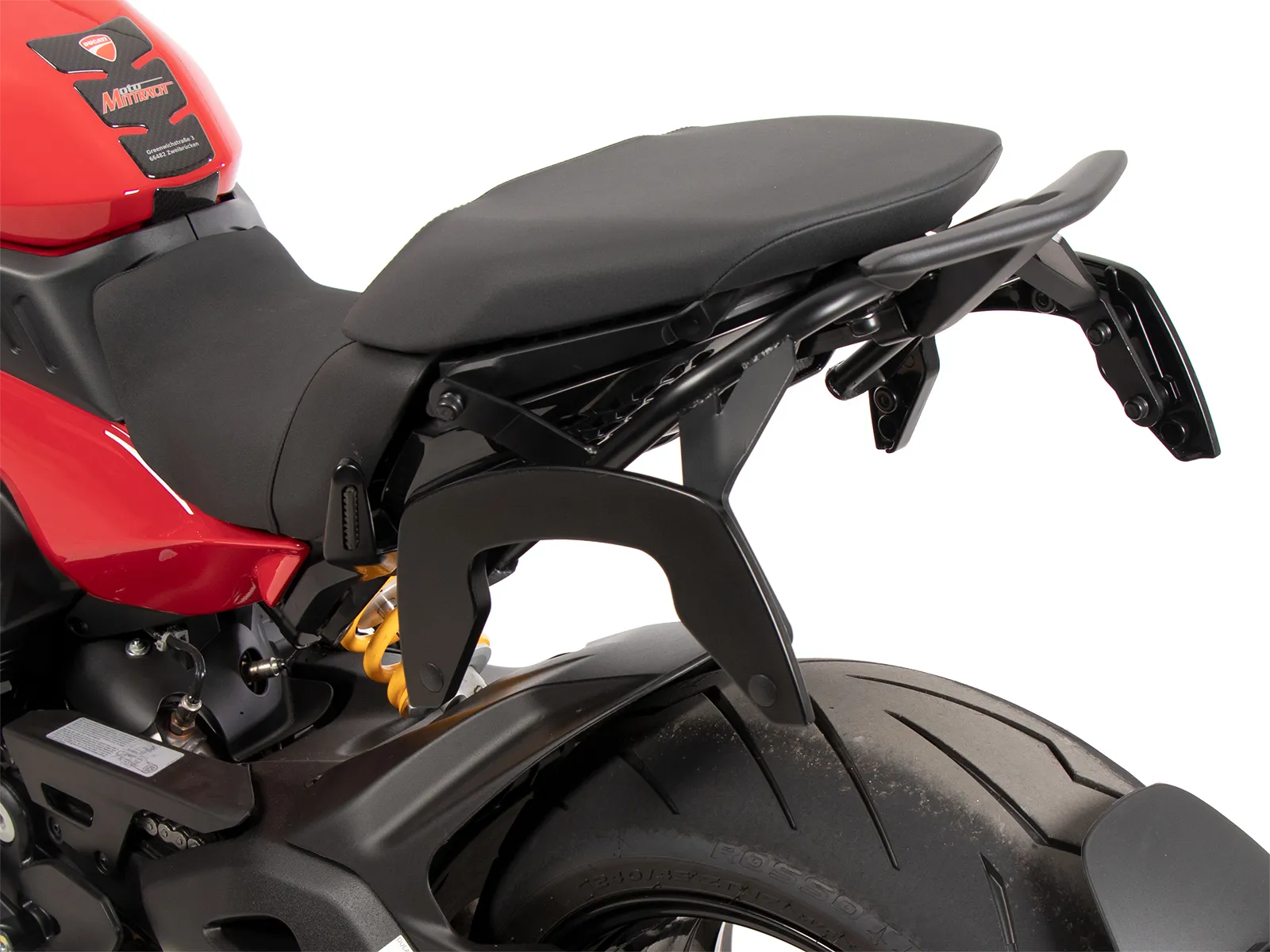 C-Bow side carrier black for Ducati Diavel V4 (2023-)
