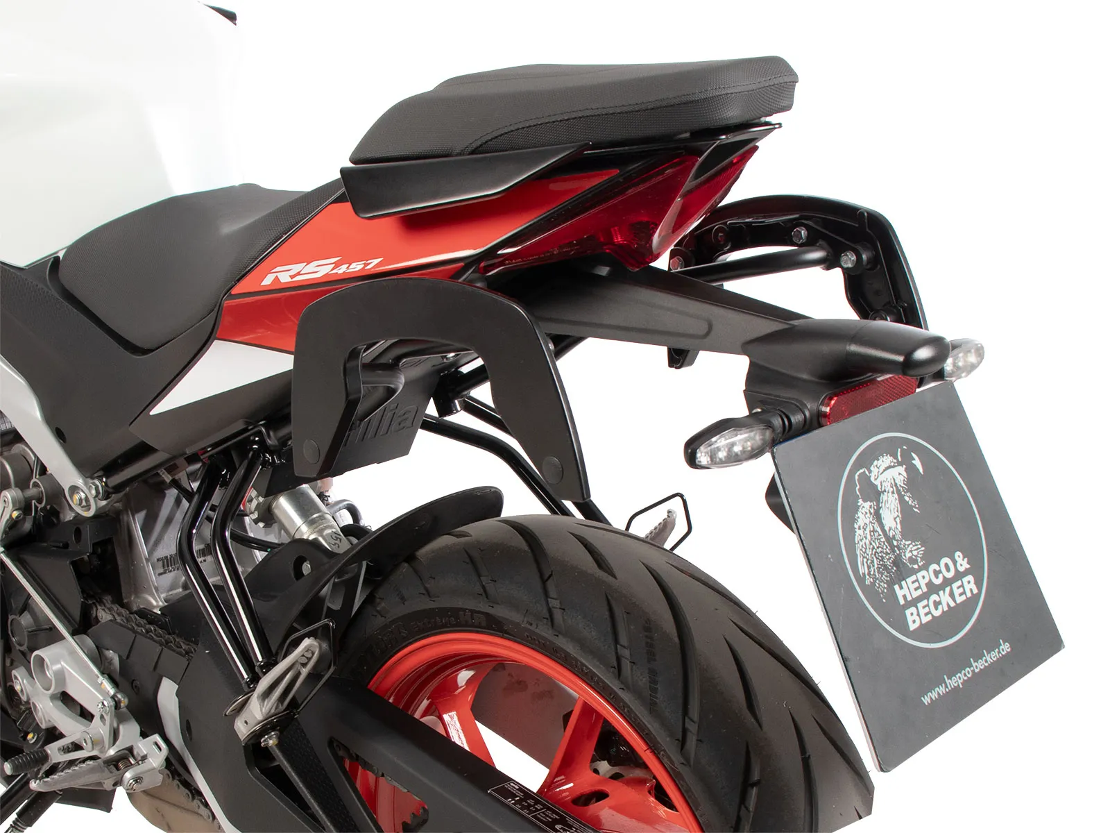 C-Bow side carrier black for Aprilia RS 457 (2024-)