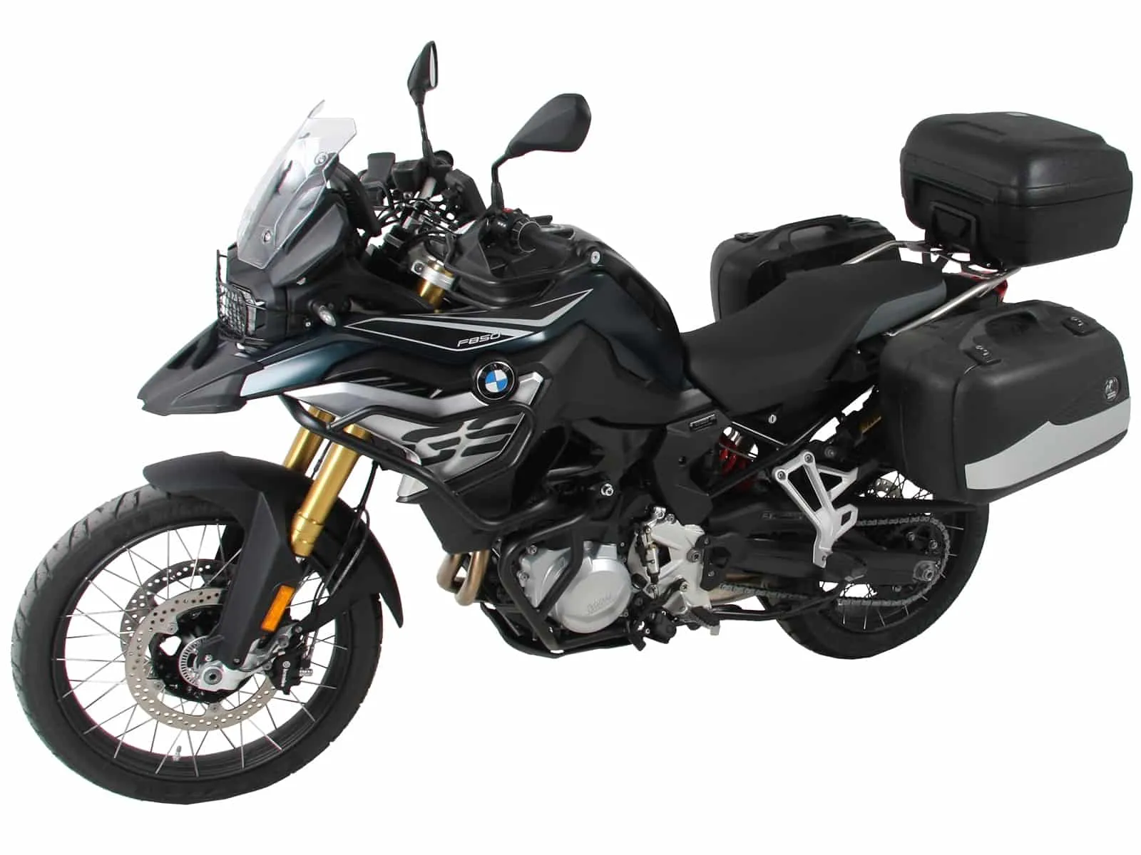 Lock-it black side case carrier for BMW F 750 GS (2018-2023)