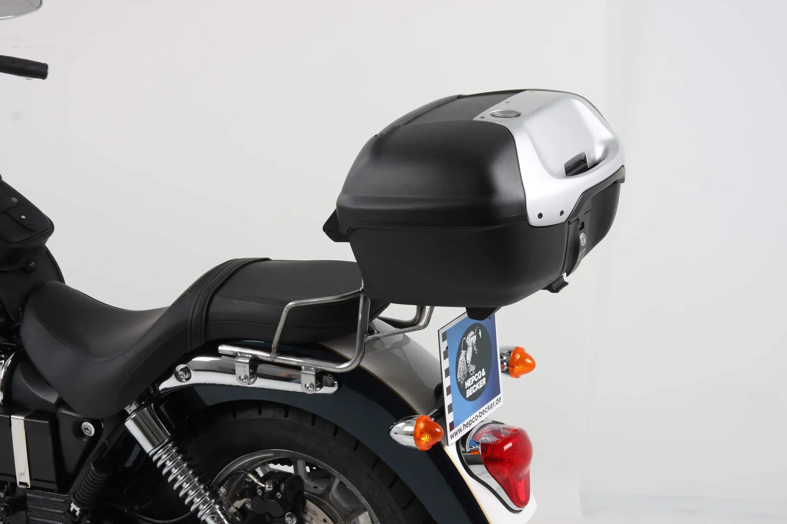 Tubular luggage rack Topcaseträger chrome for Triumph Bonneville Speedmaster (2011-2017)