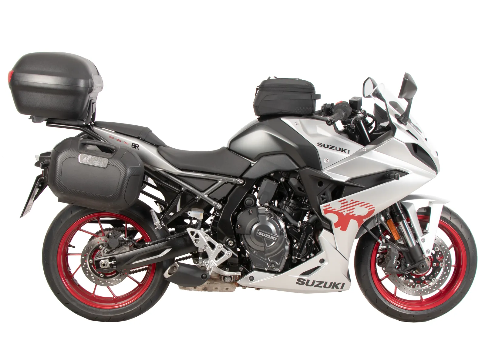 Alurack top case carrier black for Suzuki GSX-8R (2024-)