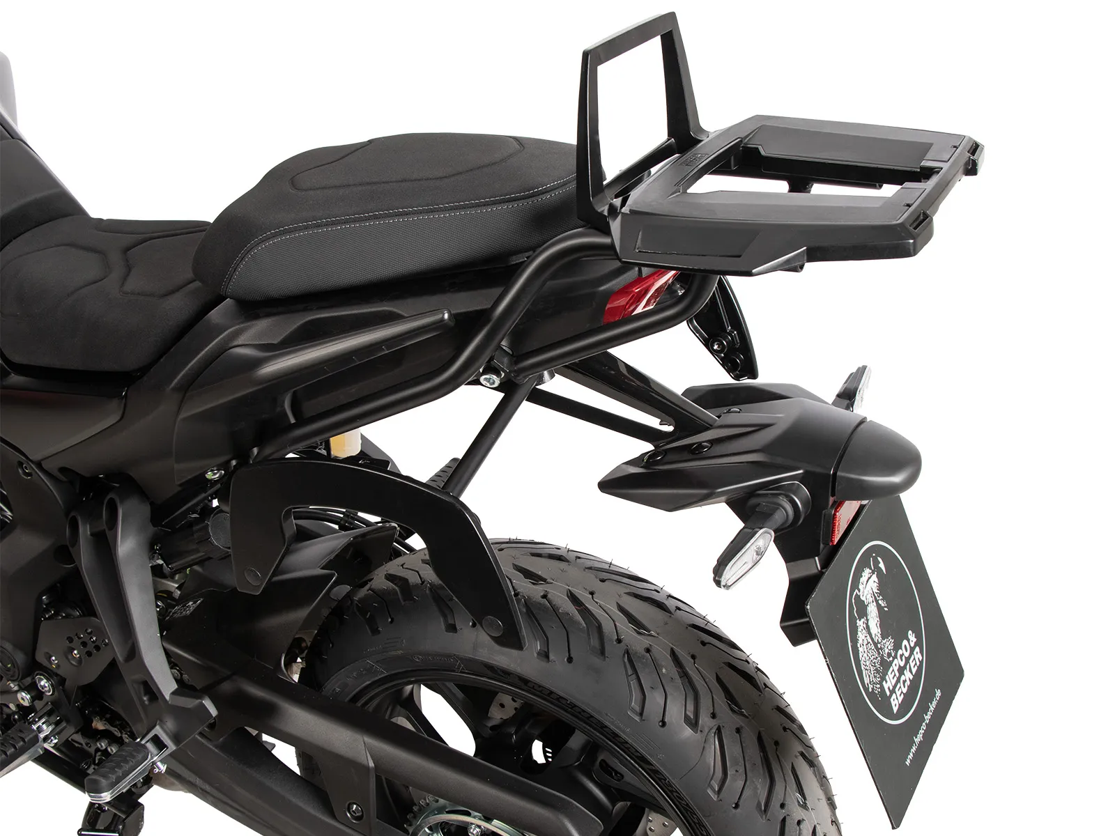 Alurack top case carrier black for Yamaha Tracer 7 / GT / Y-AMT (2025-), (model year 2026)