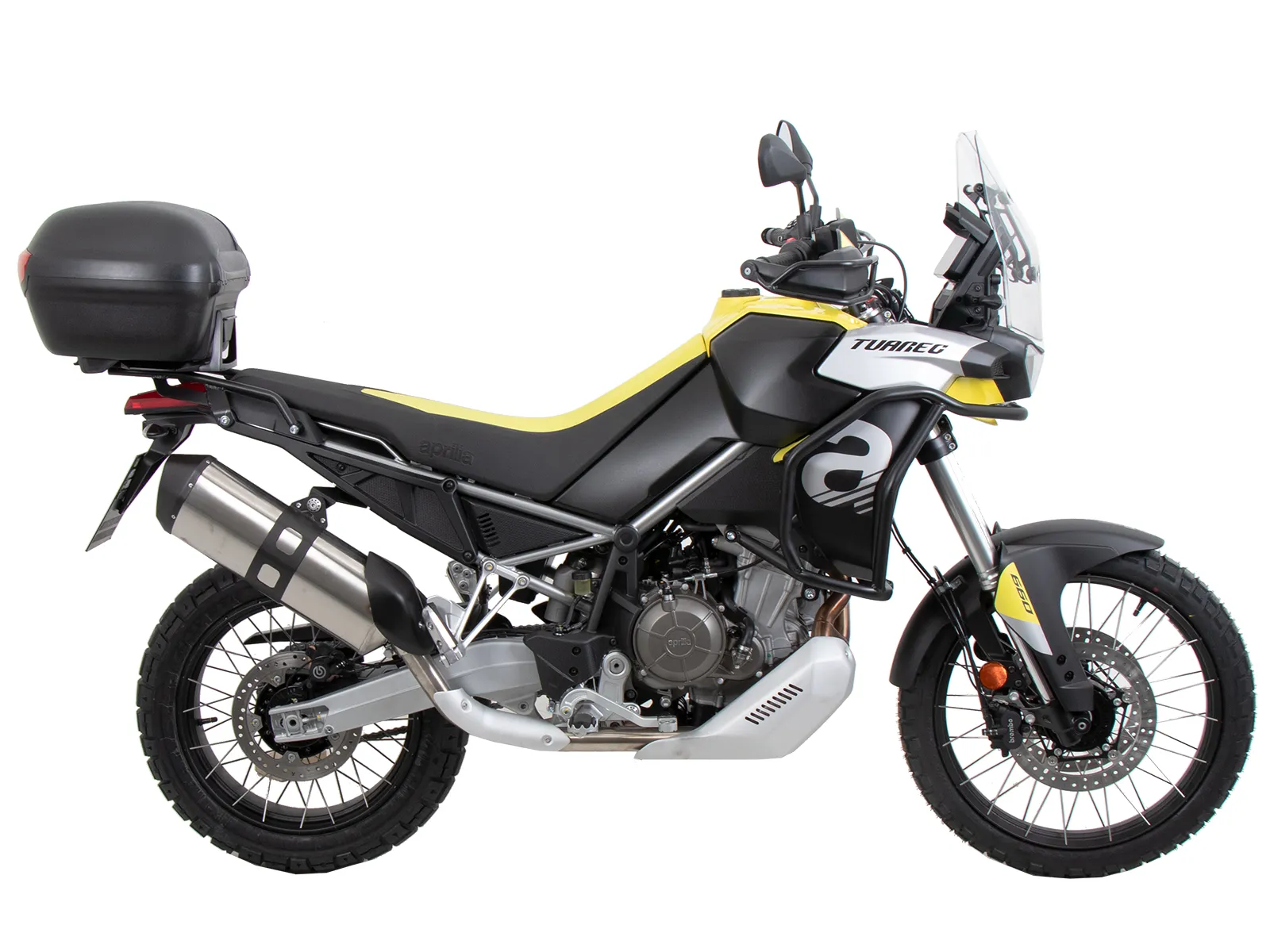 Alurack top case carrier black for Aprilia Tuareg 660 (2022-2024)