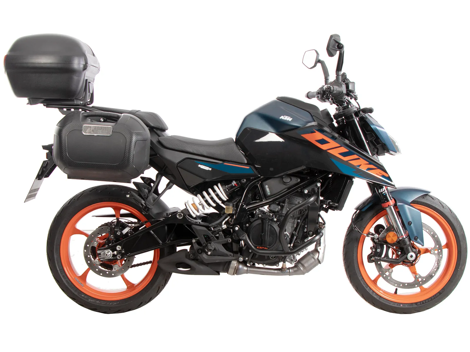 Alurack top case carrier black for KTM 125 Duke (2024-)