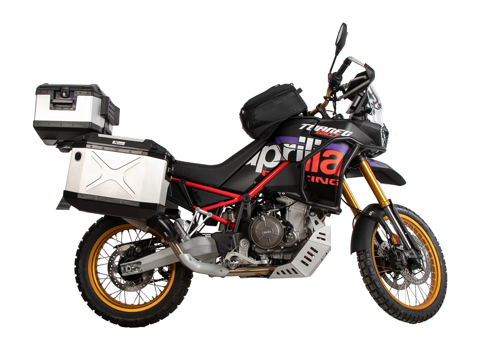 Alurack top case carrier black for Aprilia Tuareg 660 Rally (2025-)