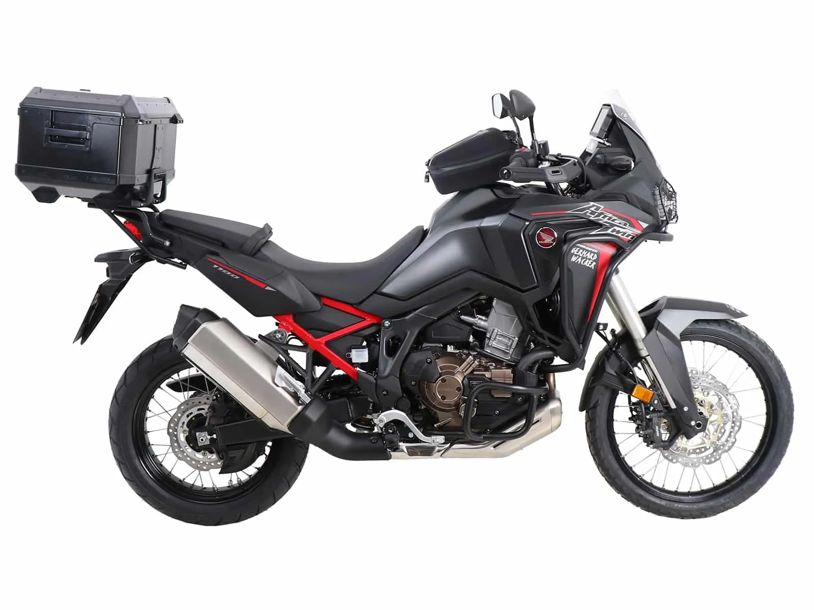 Alurack top case carrier black for Honda CRF 1100 L Africa Twin (2019-2021)