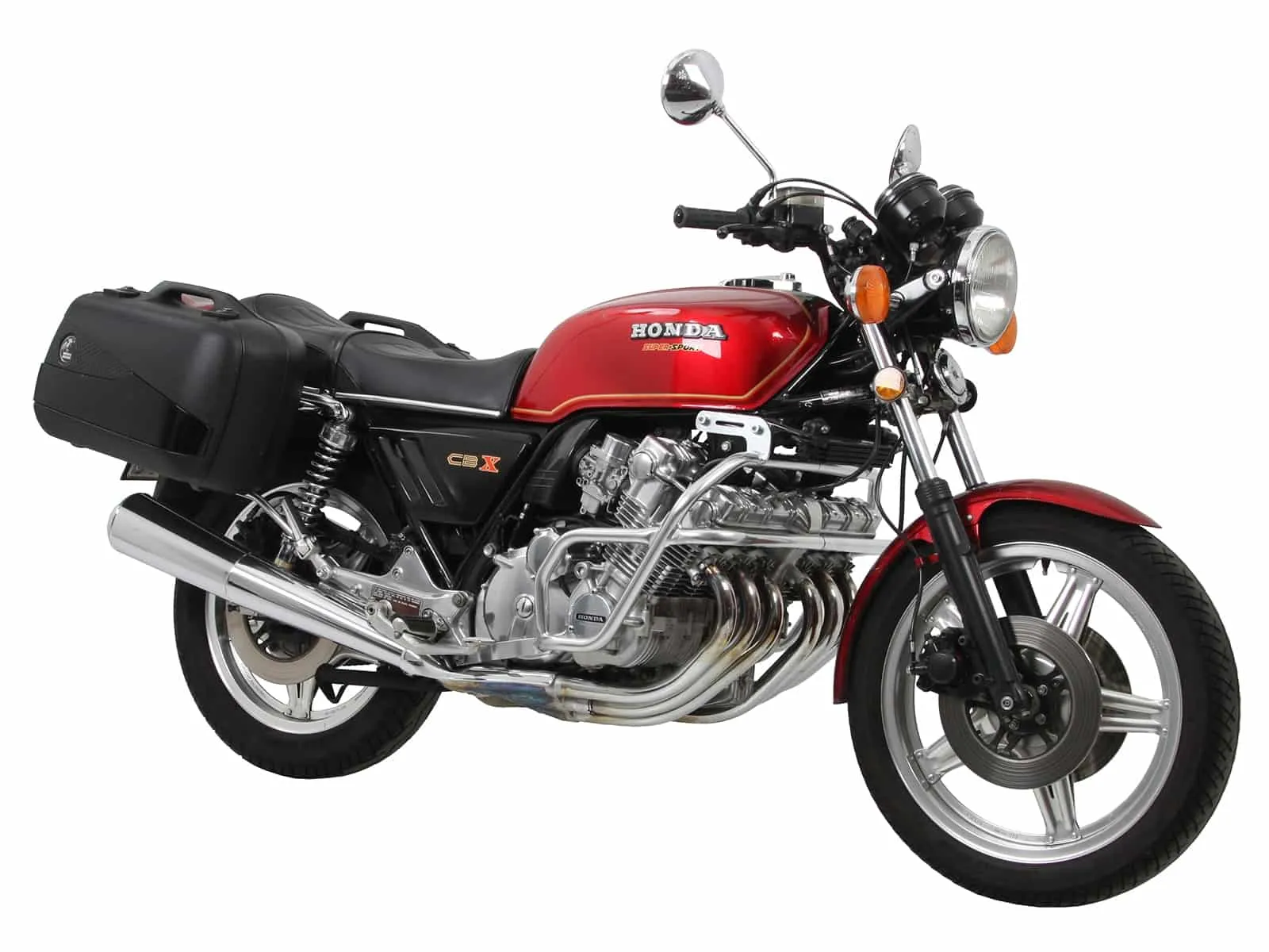 Side case carrier bolted chrome for Honda CBX 1000 (1978-1980)