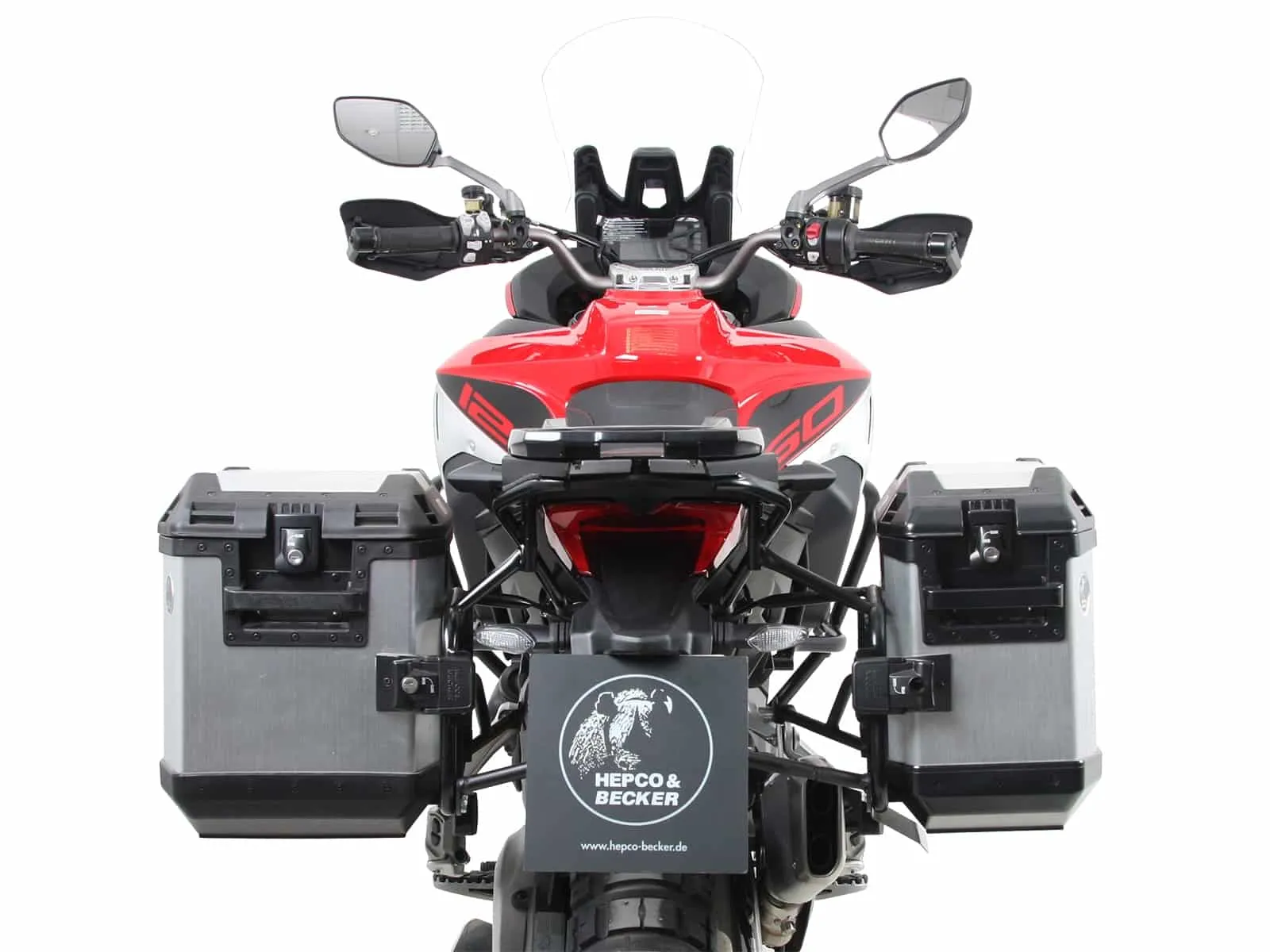 Side case carrier fixed black for Ducati Multistrada 1260 Enduro (2019-2021)