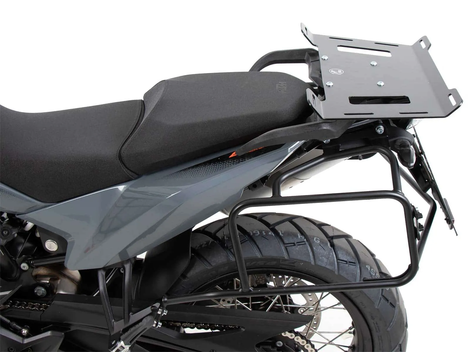 Side case carrier fixed black for KTM 890 Adventure / R / Rally (2021-2022)
