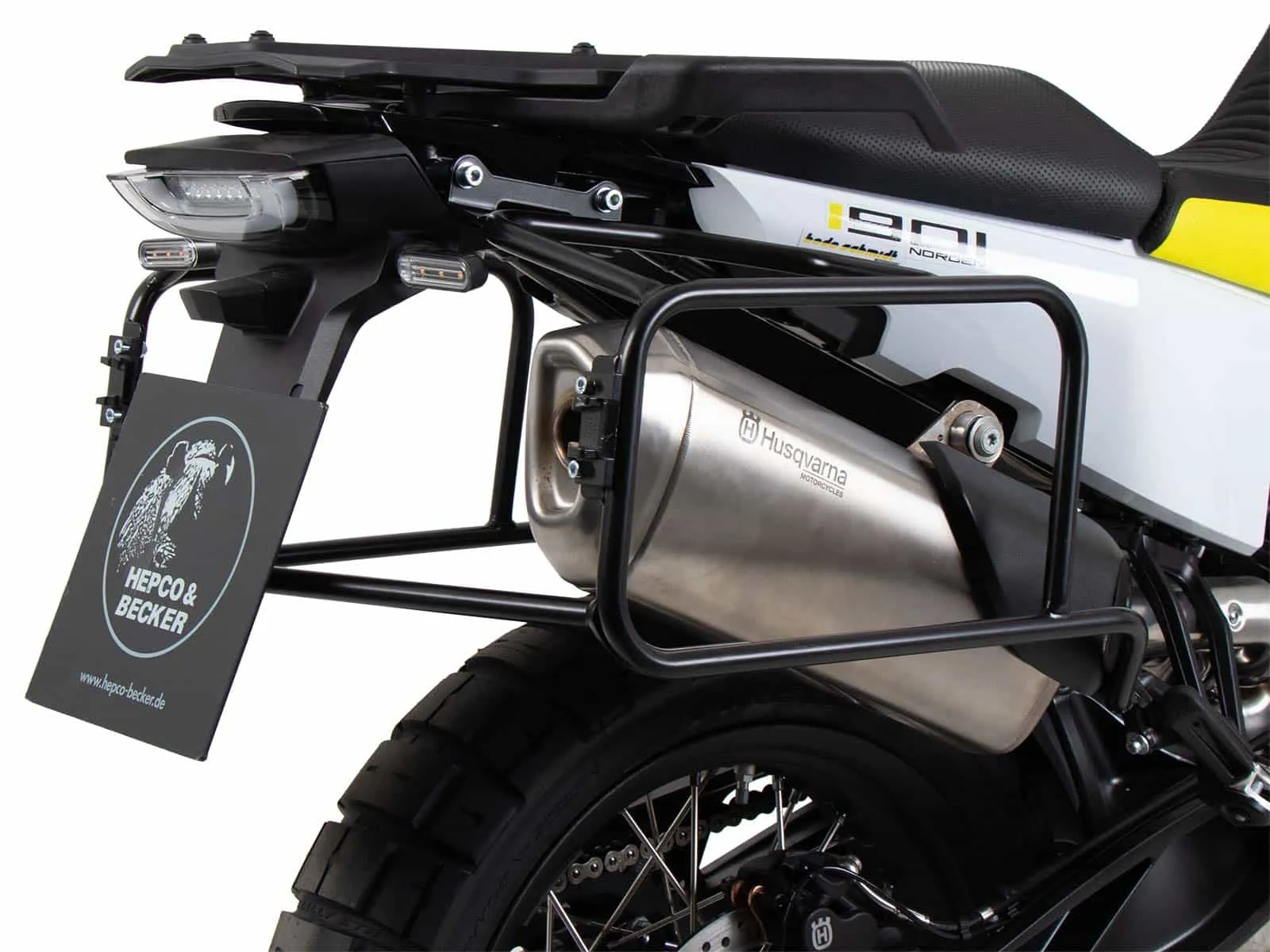 Side case carrier fixed black for Husqvarna Norden 901 / Expedition (2022-)