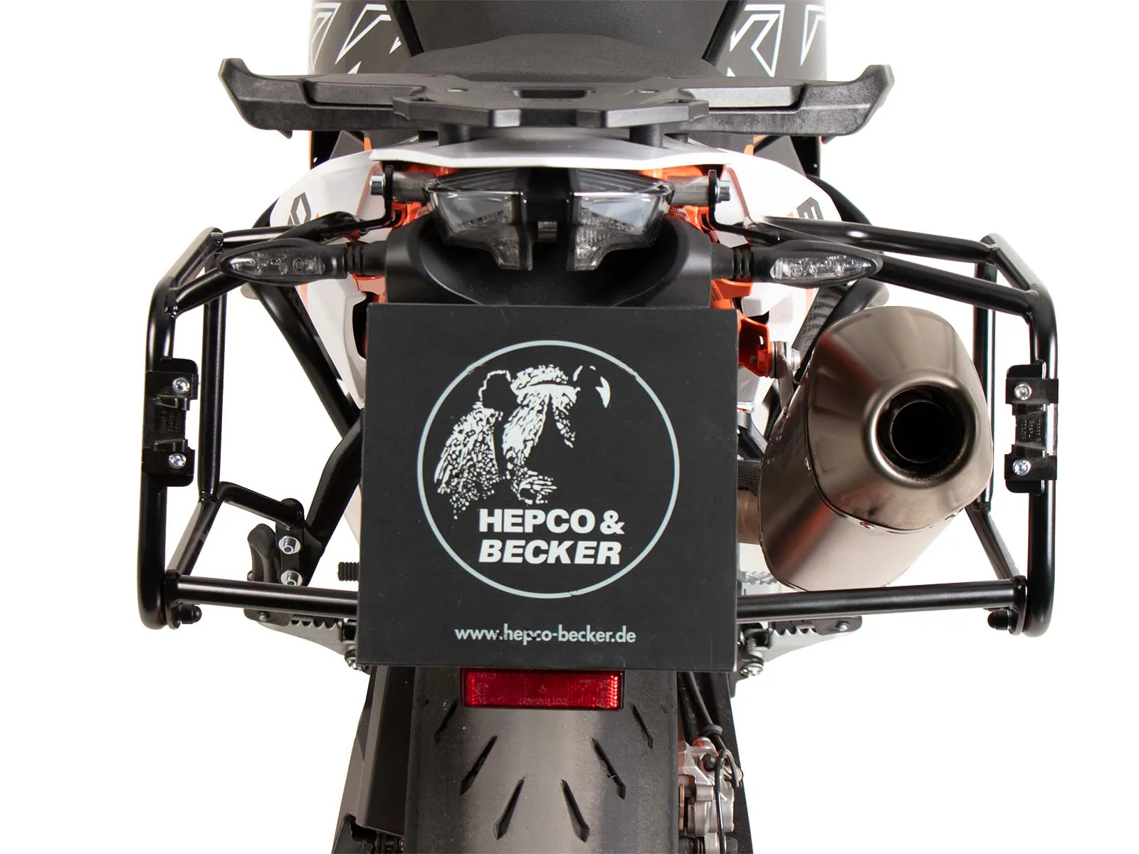 Side case carrier fixed black for KTM 890 SMT (2023-)