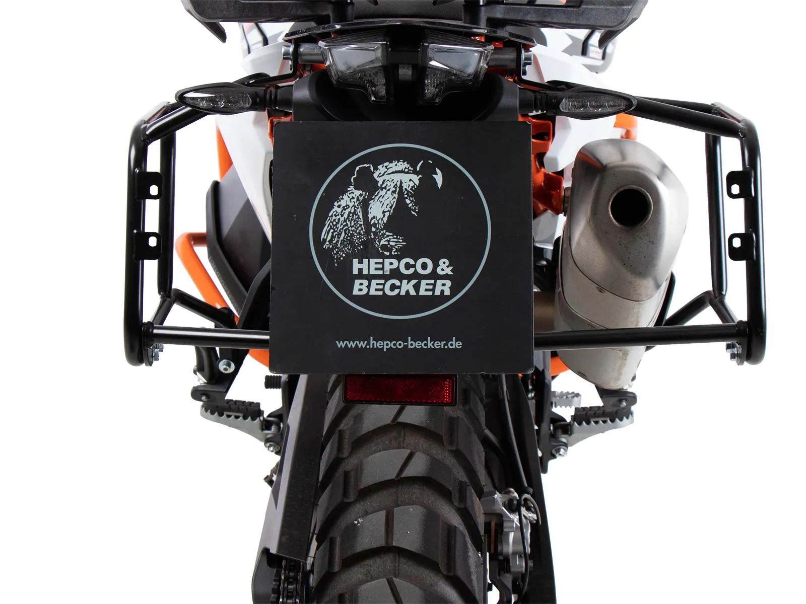 Side case carrier fixed black for KTM 790 Adventure (2024-)