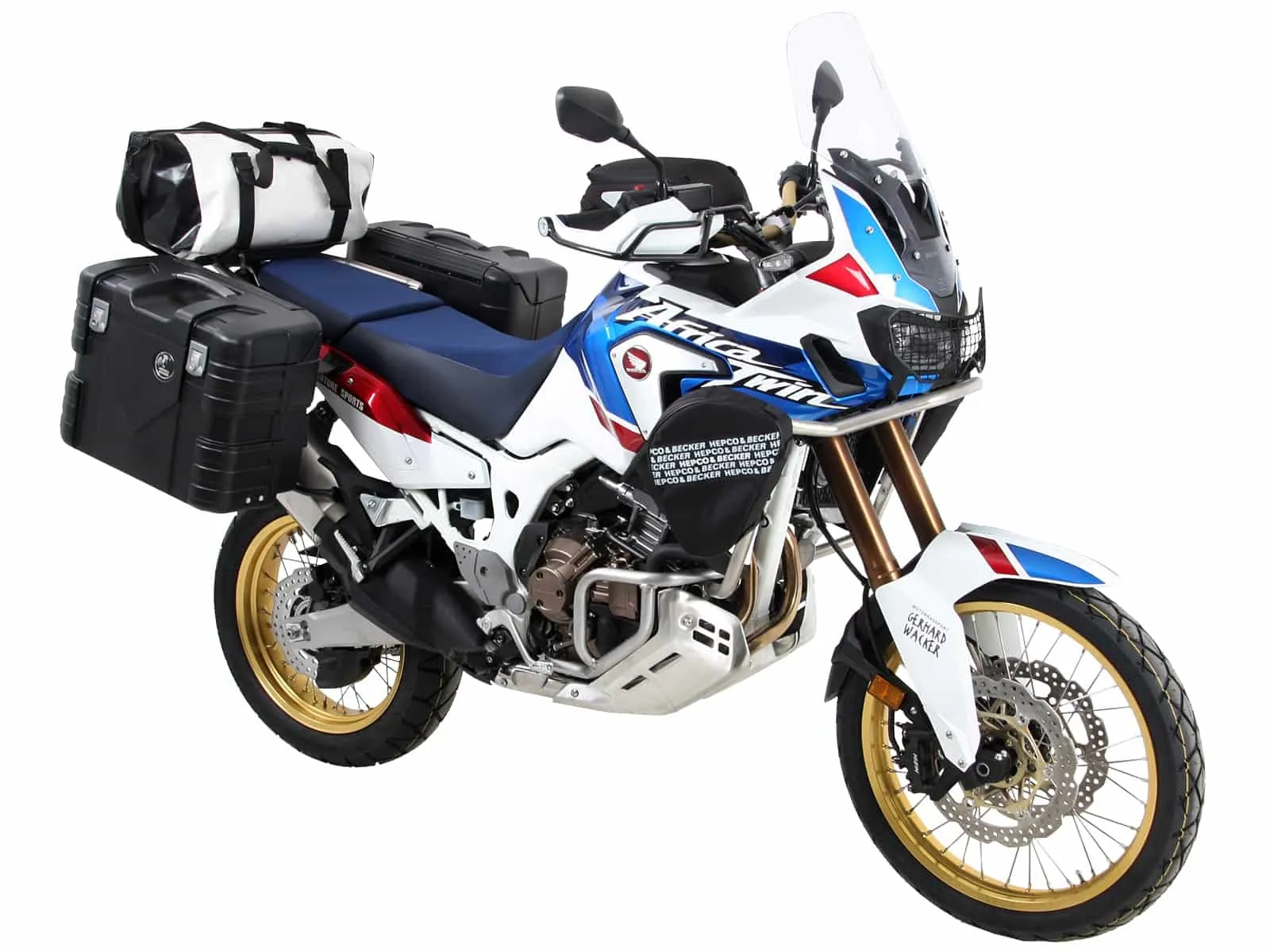 Side case carrier fixed black for Honda CRF 1000 Africa Twin (2018-2019)