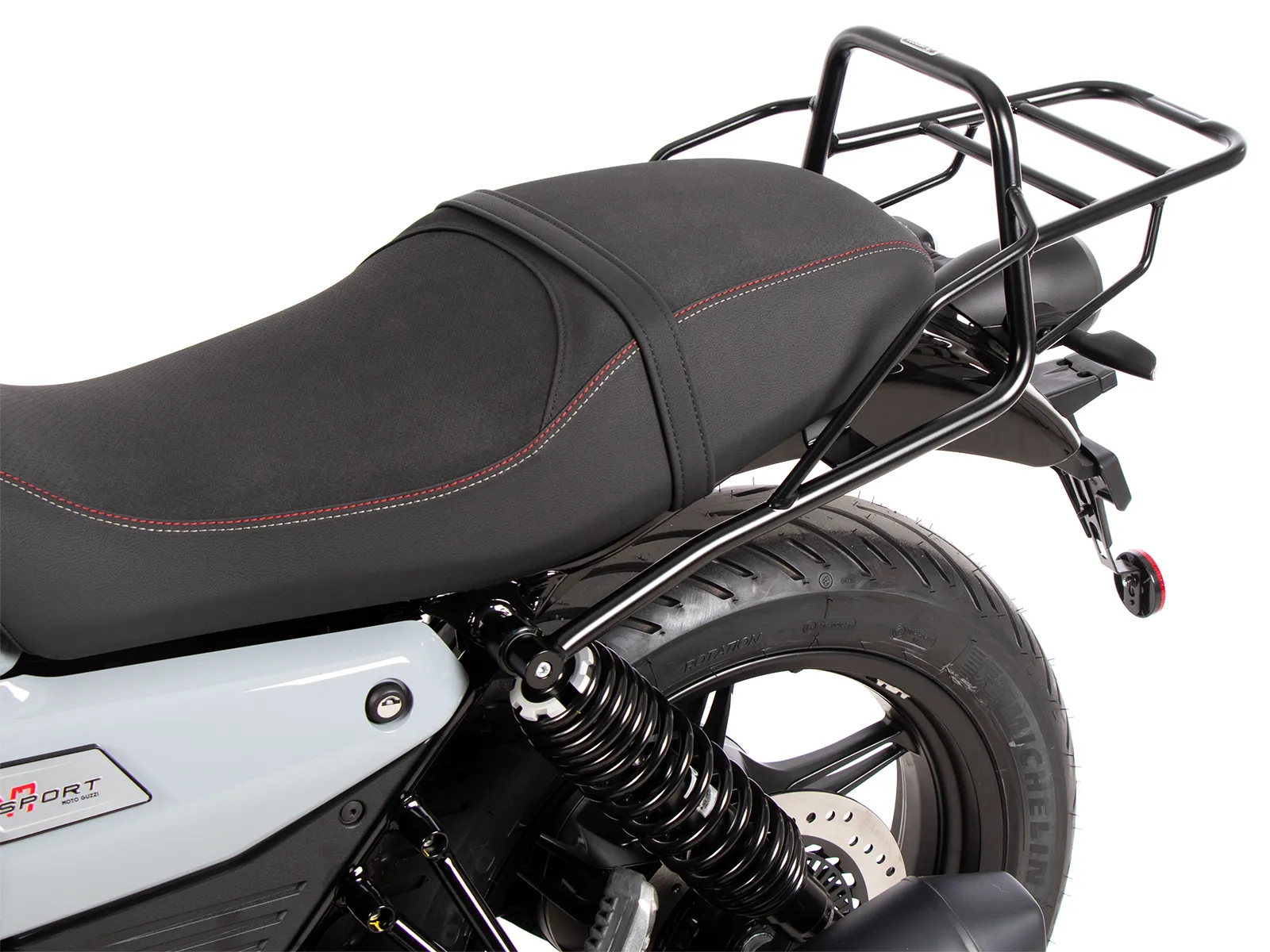 Tubular luggage rack Topcaseträger black for Moto Guzzi V7 Stone (2025-)