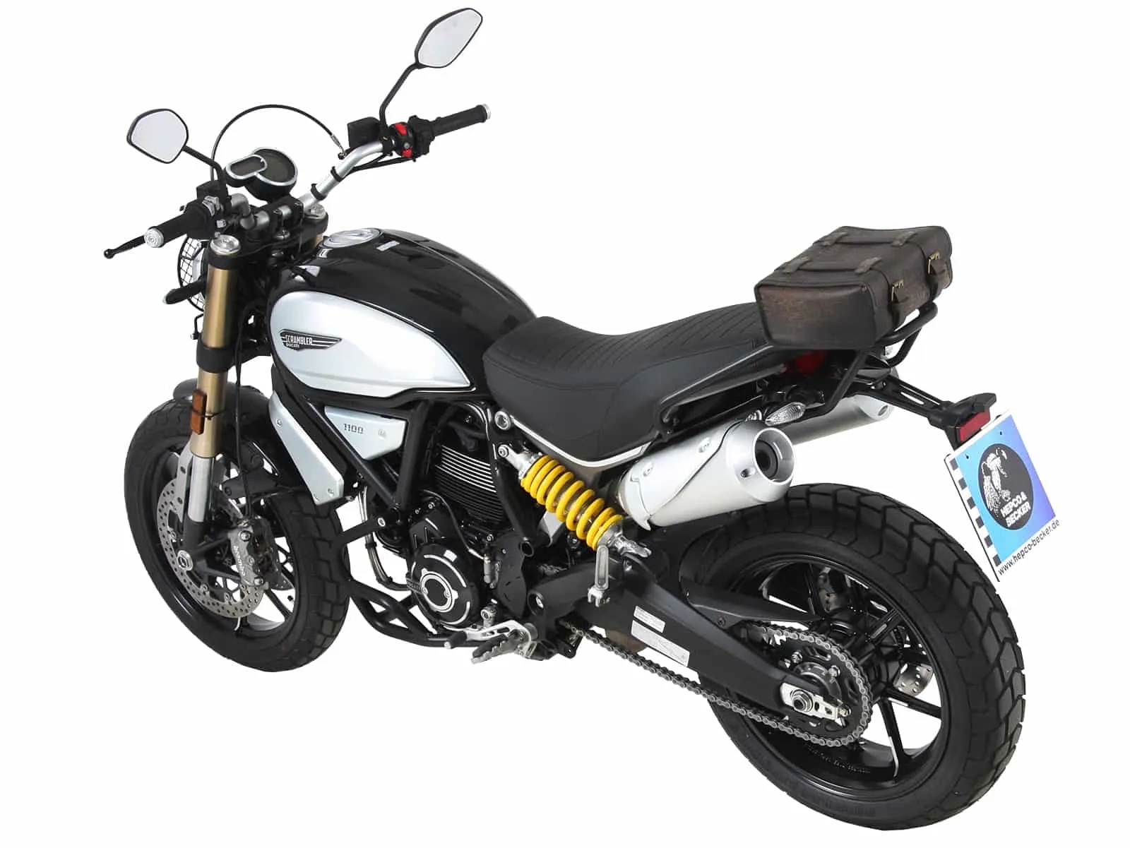 Tubular luggage rack black for Ducati Scrambler1100/Special/Sport (2018-2020)