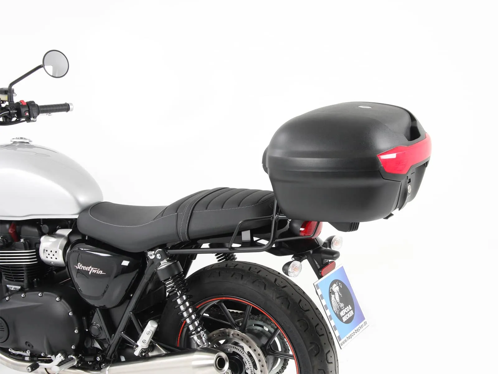 Tubular luggage rack Topcaseträger black for Triumph Speed Twin 900 (2023-2024)