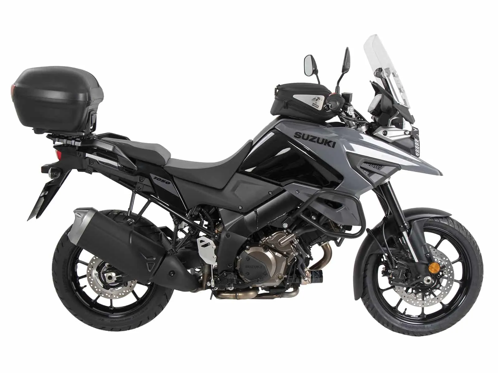 Alurack top case carrier black for combination with original luggage rack for Suzuki V-Strom 1050 / XT (2020-2022)