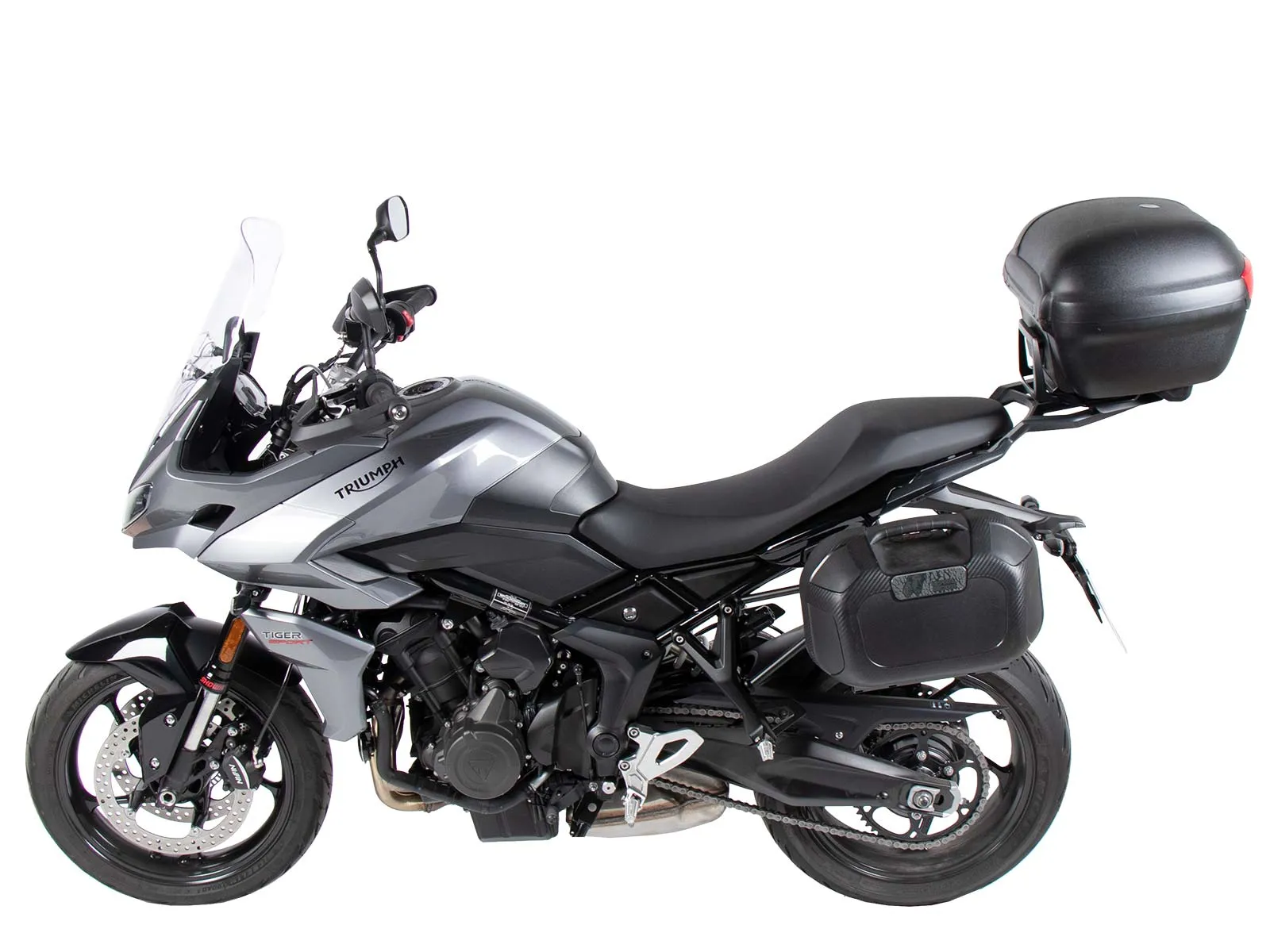 Alurack top case carrier black for combination with original luggage rack for Triumph Tiger Sport 660 (2022-2025)
