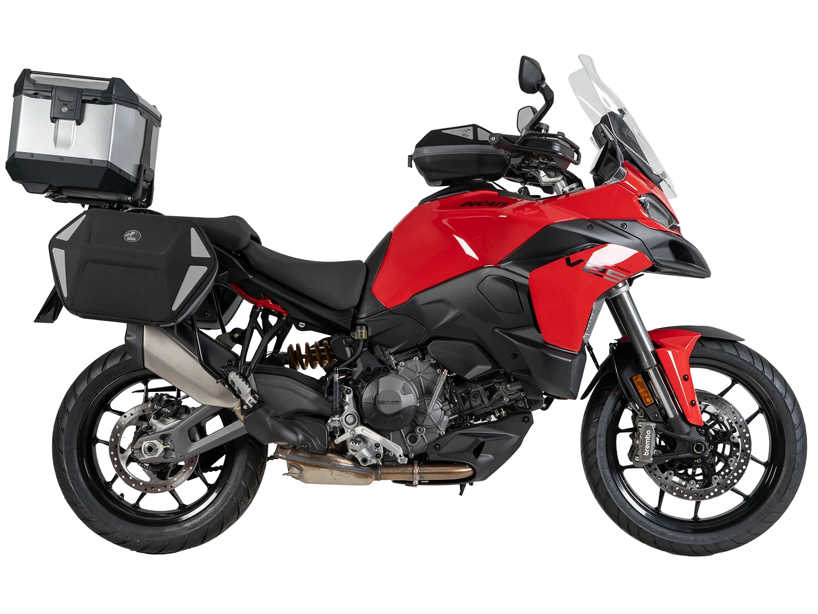 Alurack top case carrier black for combination with original luggage rack for Ducati Multistrada V2 / S (2025-)