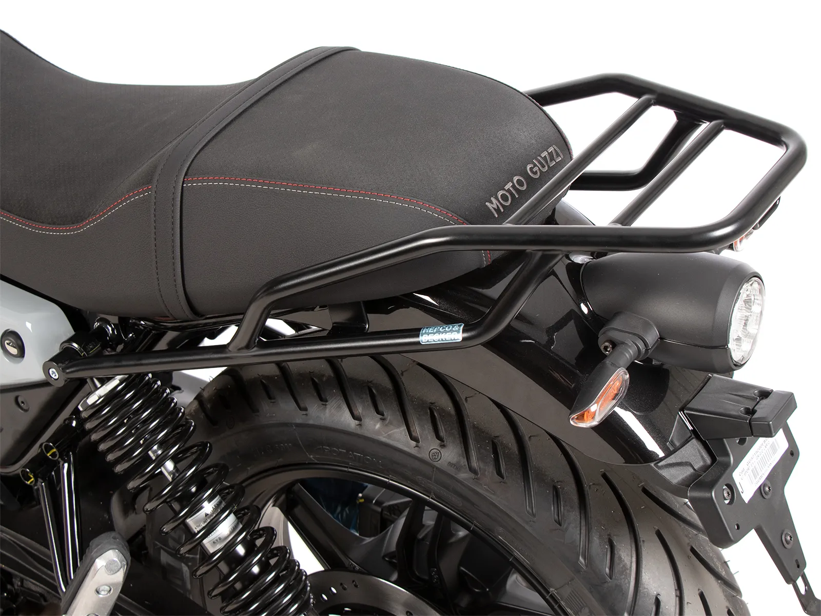 Tubular luggage rack black for Moto Guzzi V7 Special (2025-)