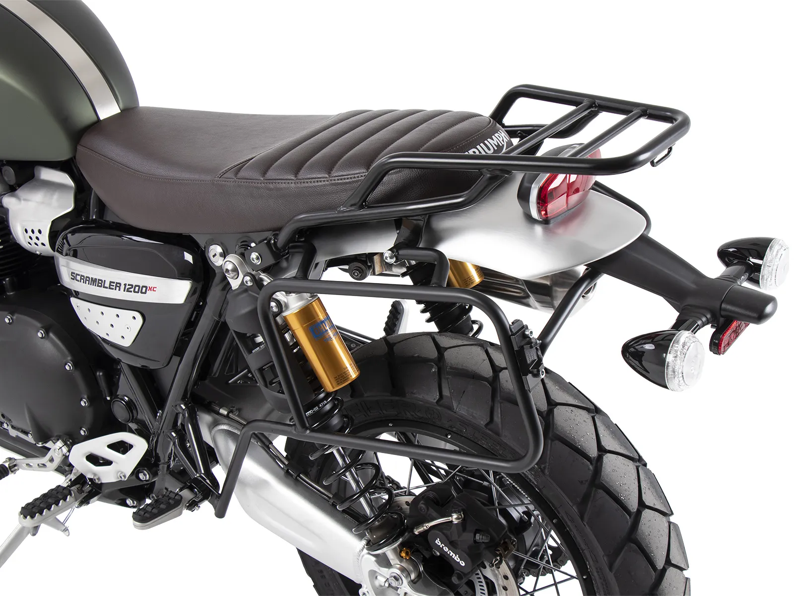 Tubular luggage rack black for Triumph Scrambler 1200 XE (2024-)