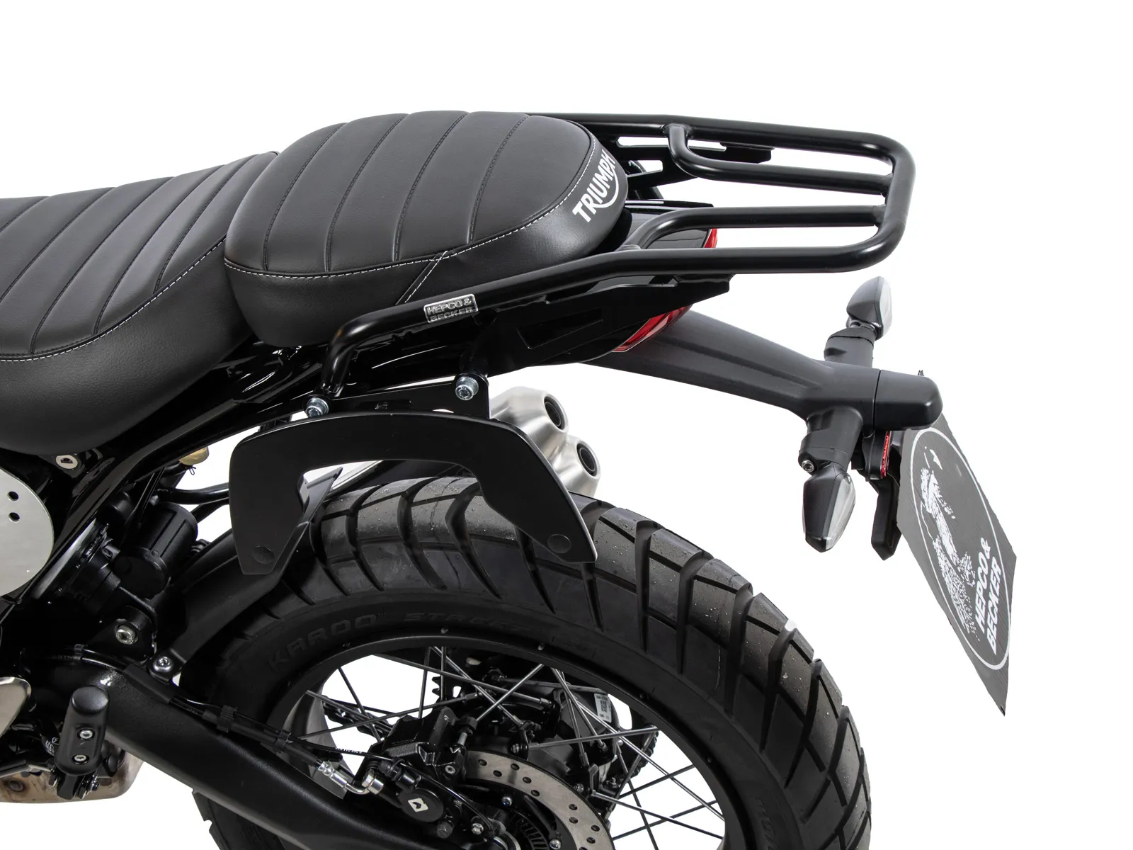 Tubular luggage rack black for Triumph Scrambler 400 XC (2025-)