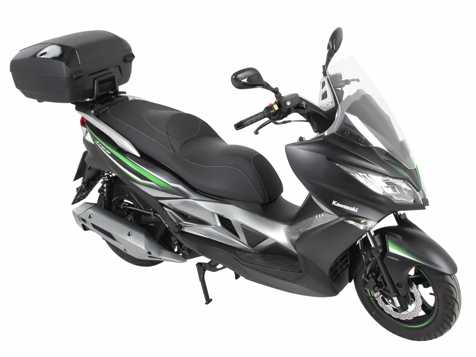 Easyrack top case carrier for combination with original luggage rack black for Kawasaki J 125/300 (2014-2020)