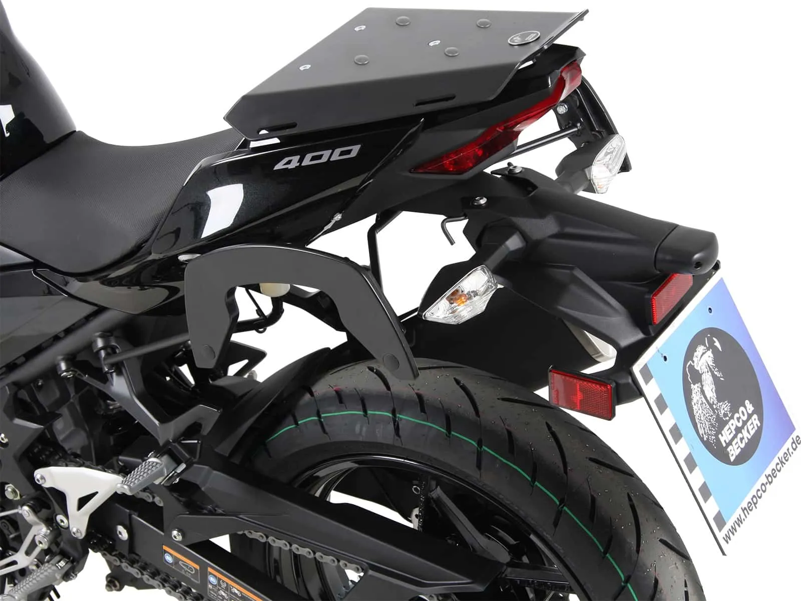 Sport rack black for Kawasaki Z 250 (2019-2024)