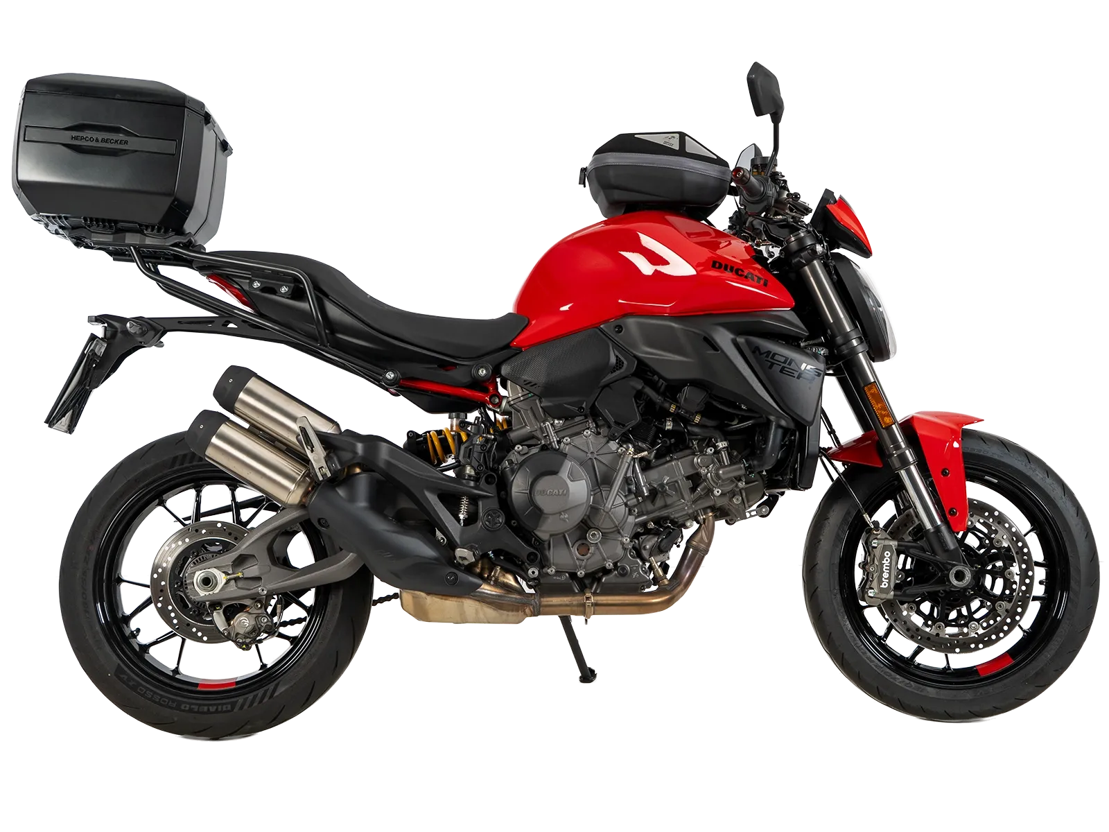 Smartrack Set incl. Xcore Topcase for Ducati Monster 890 / + (2026-) - Black