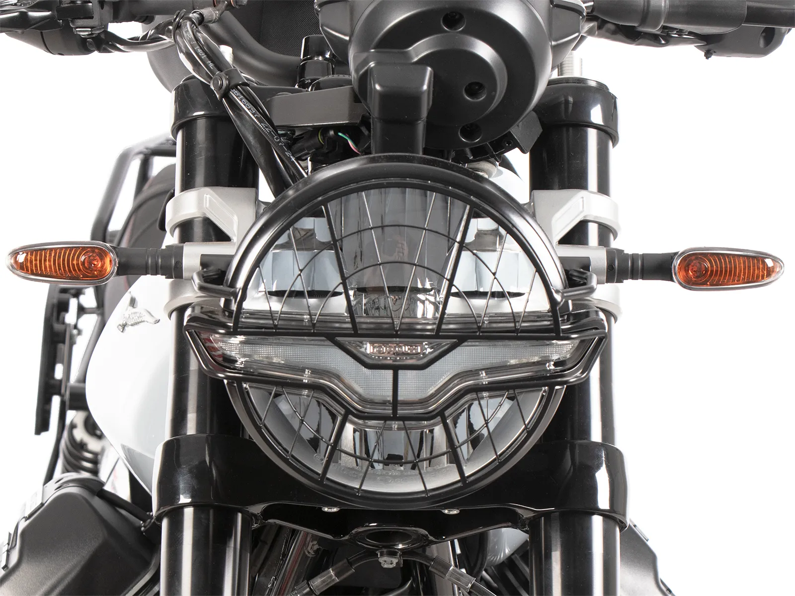 Lamp guard black for Moto Guzzi V7 Stone (2025-)
