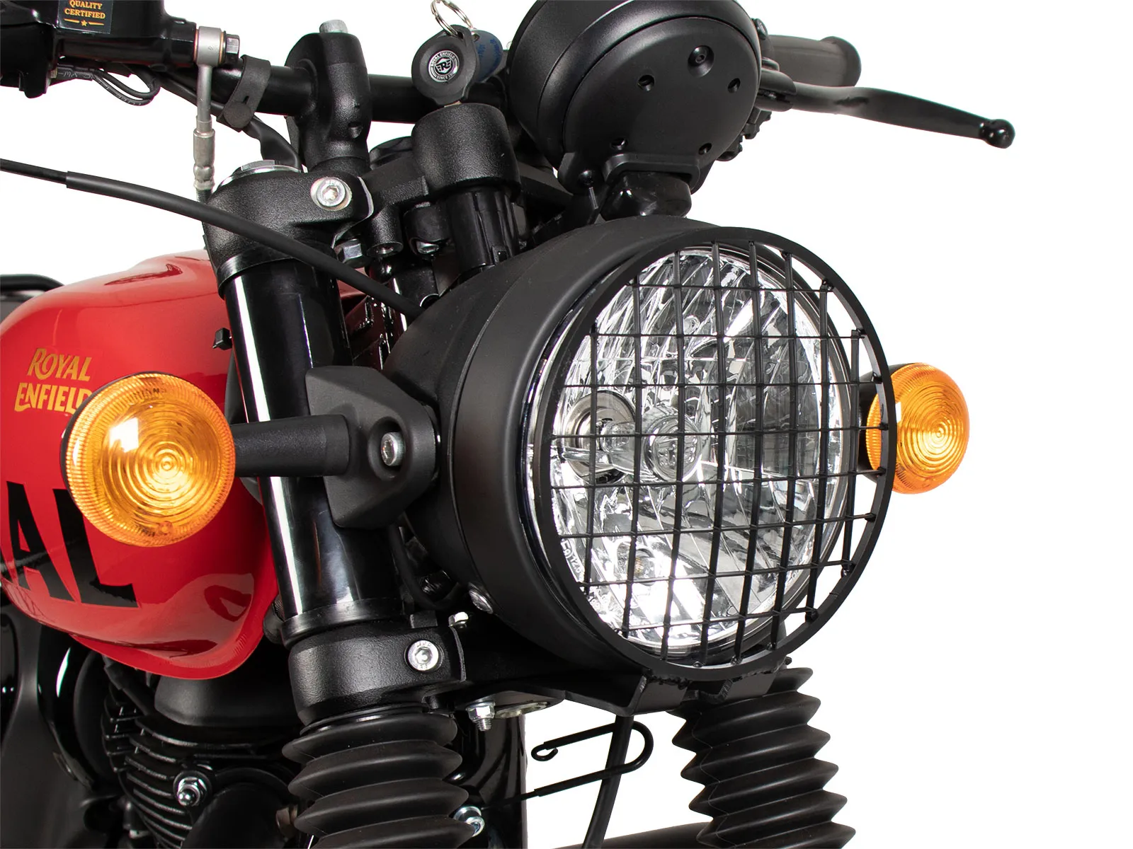 Black lamp guard for Royal Enfield Hunter 350 (2023-)