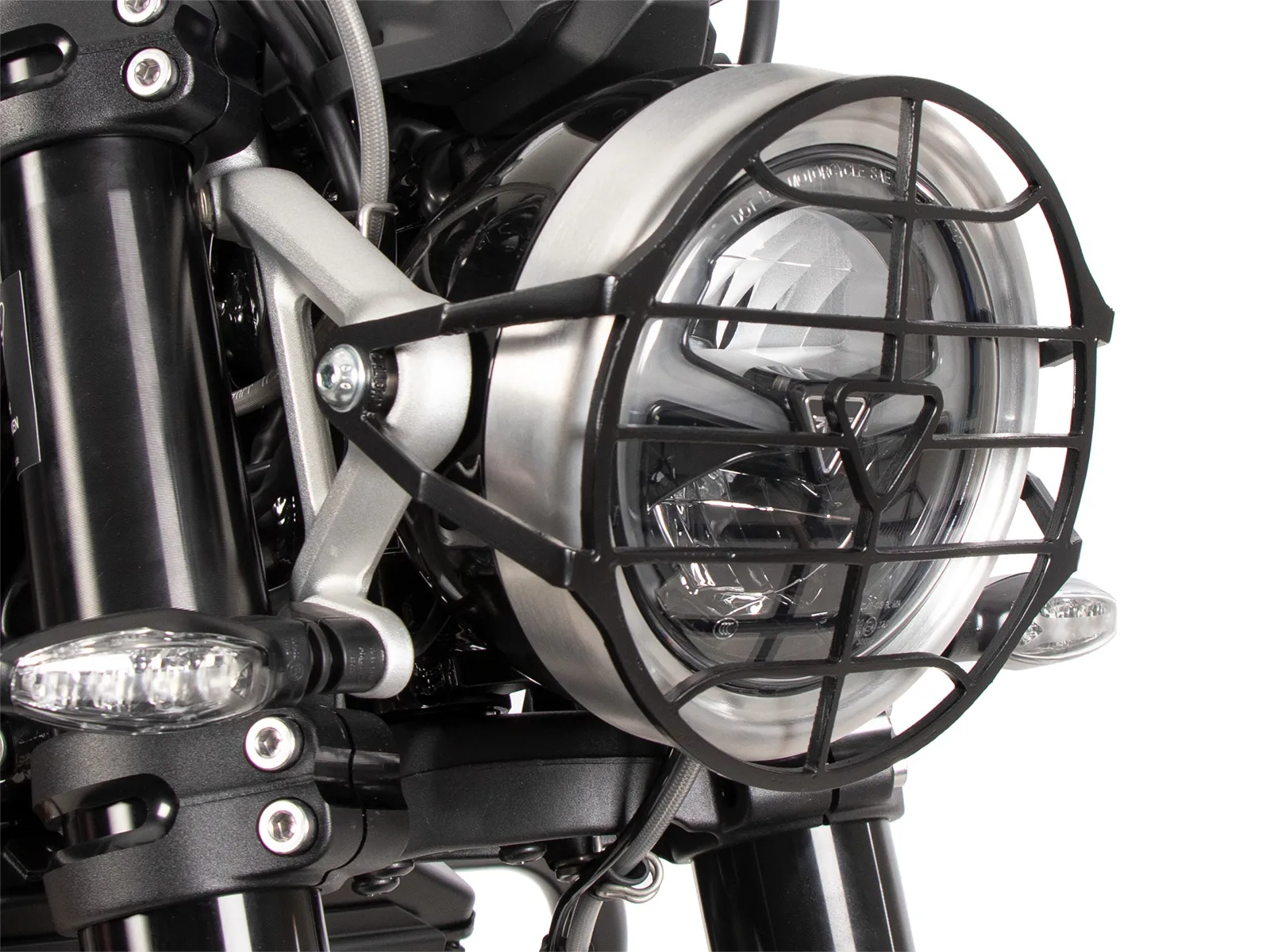 Black lamp guard for Triumph Scrambler 1200 X (2024-)
