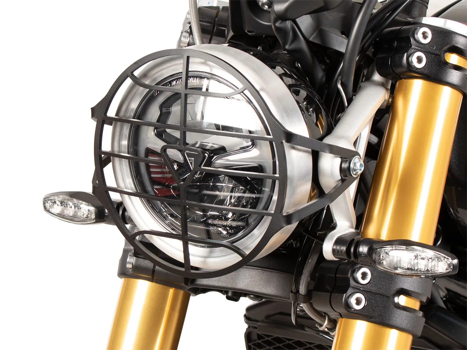 Black lamp guard for Triumph Scrambler 1200 XE (2024-)