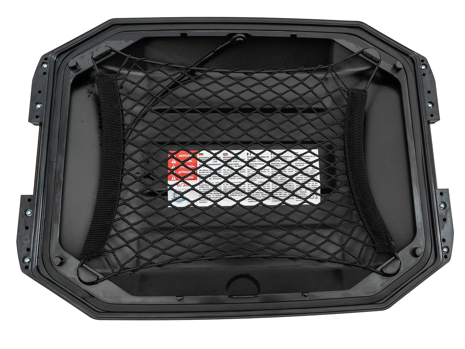 Replacement lid for Xceed top case Jet black