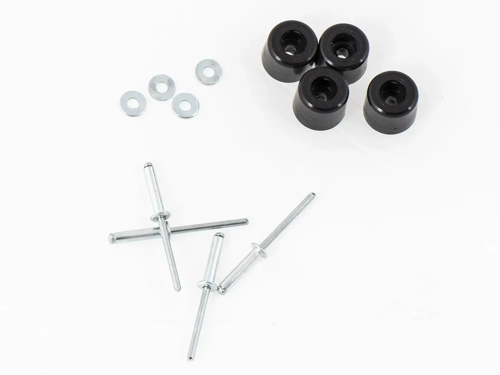 Moving limitation plastic stopper incl. Rivets for Hepco&Becker leather bags Liberty/Nevada/Buffalo/Ivory/Rugged