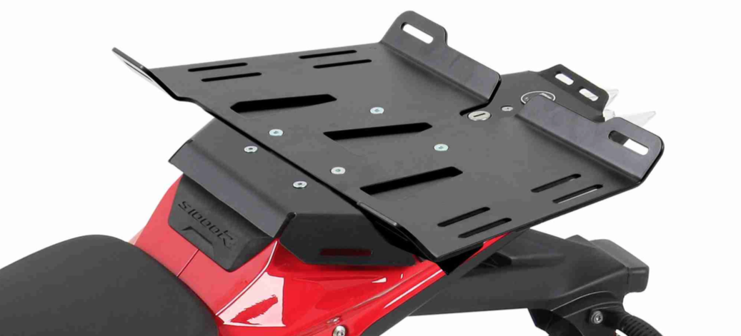 Model-specific luggage rack extension for combination with black sports rack for BMW S 1000 RR (2016-2018)