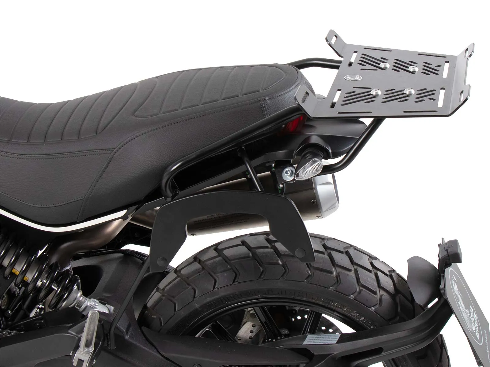 Luggage rack extension black for Ducati Scrambler 1100 Dark Pro/Pro/Sport Pro (2021-2024)